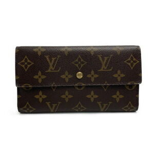 Louis Vuitton Monogram Wallet Porte Tresor International Tri Fold Long